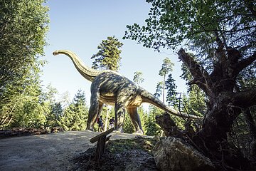 Grand opening of the dinosaur park in Denkendorf, Bavaria at 25, august 2016