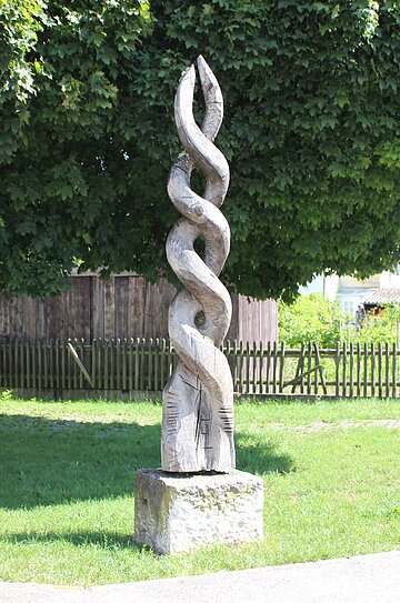 Die Spirale Holzkunstwerk in Kipfenberg
