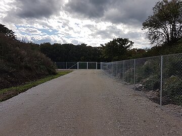 Erweiterung Erdaushubdeponie Pfahldorf Zaunanlage