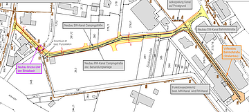 Ausbau Försterstraße-Campingstraße-Bahnhofstraße - Übersichtsplan