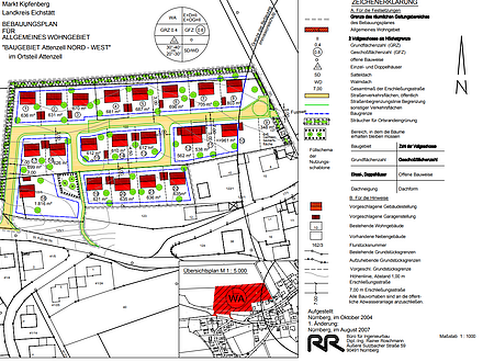 Baugebiet Attenzell Nord-West II Bplan