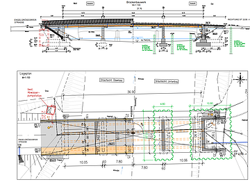 Neubau Altmühlbrücke Grösdorf Ansicht Draufsicht Neubau Altmühlbrücke Grösdorf Ansicht Draufsicht