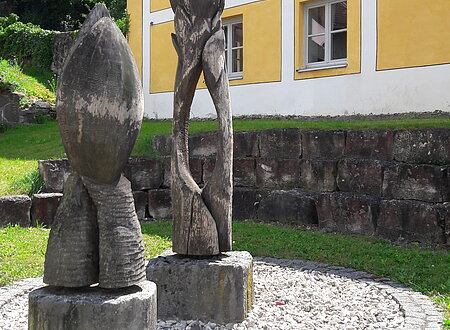 Holzkunstwerk in Kipfenberg.
