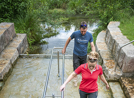 Wassertretbecken in Schambach