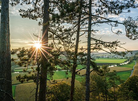 Sonnenuntergang am Panoramaweg