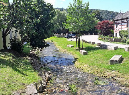 Bachlauf am Grünen Topf in Kipfenberg-Grösdorf