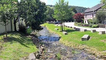 Bachlauf am Grünen Topf in Kipfenberg-Grösdorf