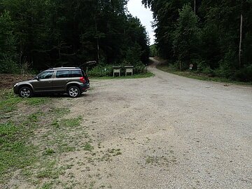 Parkplatz im Birktal