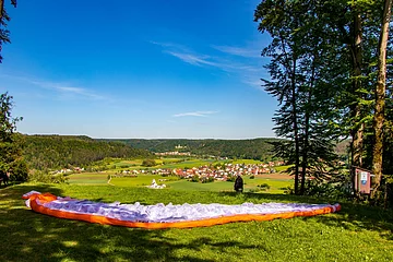 Drachenflugrampe bei Böhming am Schmetterlingsweg