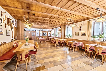 Speiseraum im Gasthof Schneiderwirt Hirnstetten