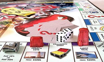 Monopoly-Spielvorlage