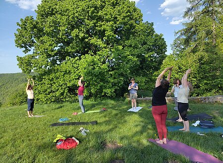 Yoga auf dem Michelsberg