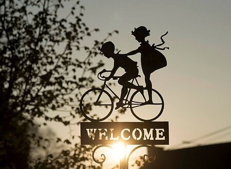 Welcome Schild