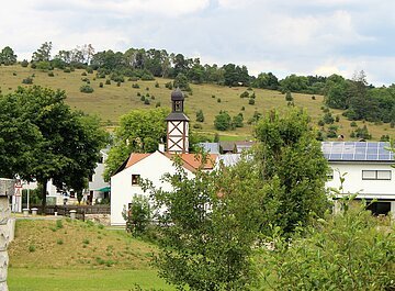 Blick auf Gungoldinger Wacholderheide