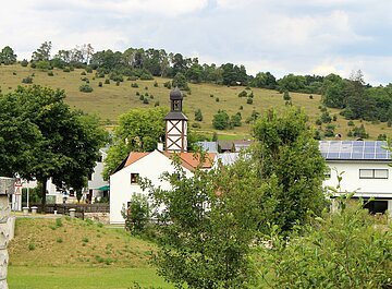 Blick auf Gungoldinger Wacholderheide