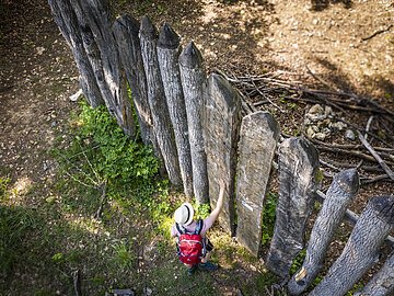 Palisadenzaun am Pfahlbuck Kipfenberg