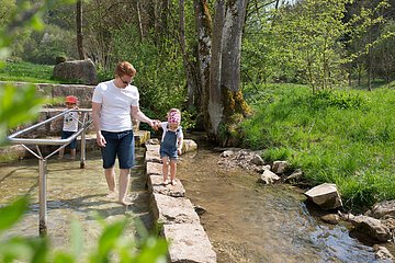 Wassertretbecken im Birktal